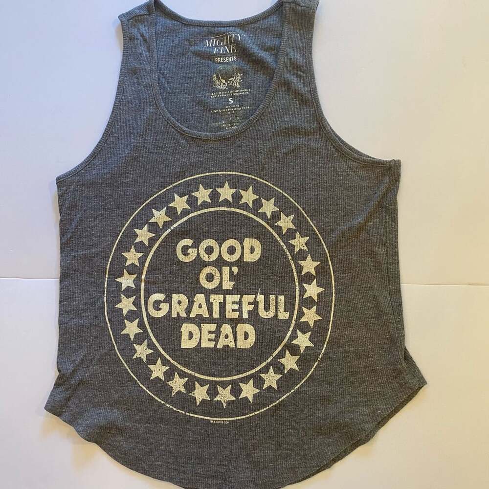 Mighty Fine Grateful Dead Tank Top Size S Gray Good Ol Grateful Dead